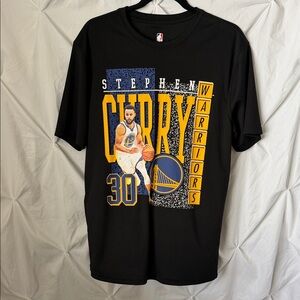 NBA Black and Yellow Warriors Shirt